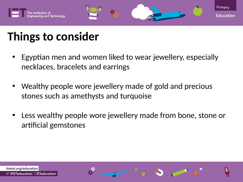 Make an Egyptian bracelet A project to make and - slide 5 of 10