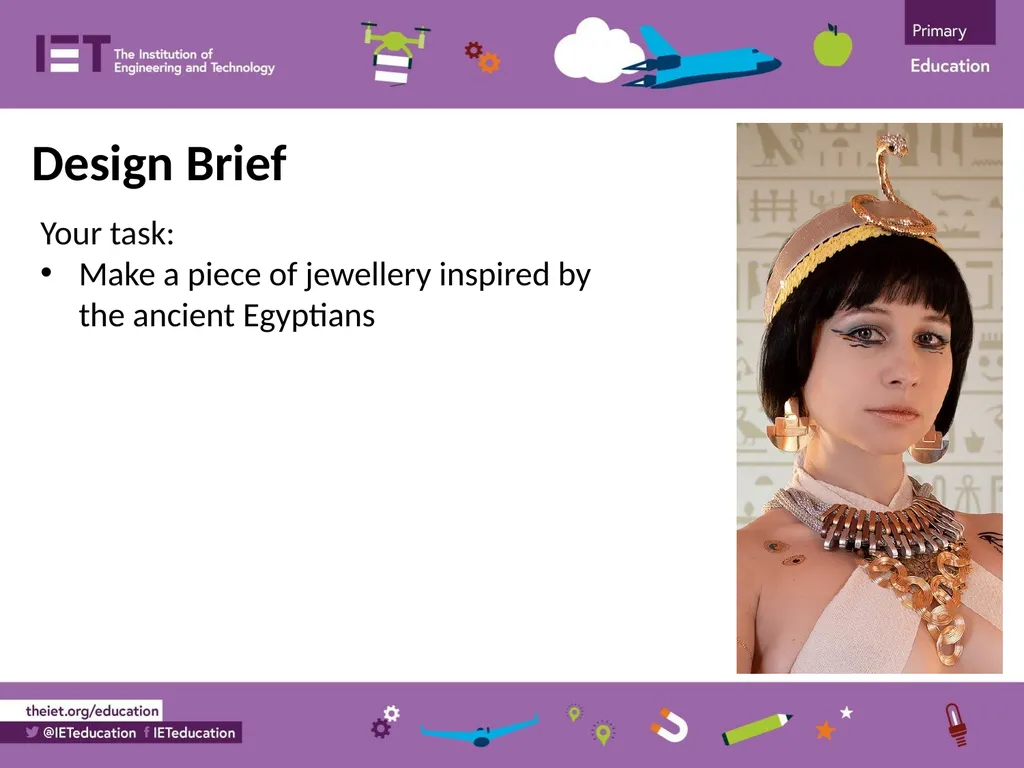 Make an Egyptian bracelet A project to make and - slide 3 of 10