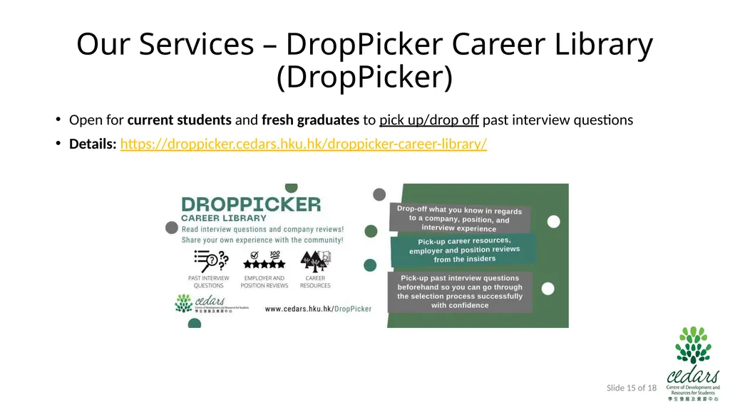 Careers & Placement – Our Services Career - slide 3 of 5