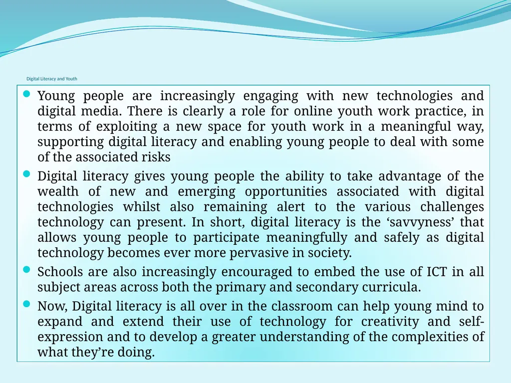 International Literacy Day Digital Literacy for - slide 8 of 12
