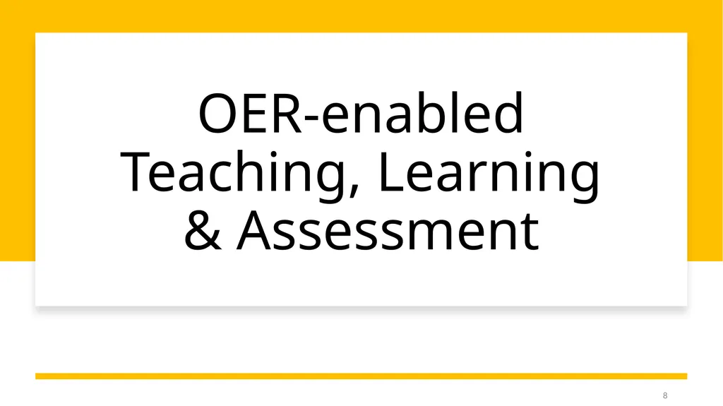 CEMCA-CIET Webinar on Curating OER for Teaching, - slide 8 of 32