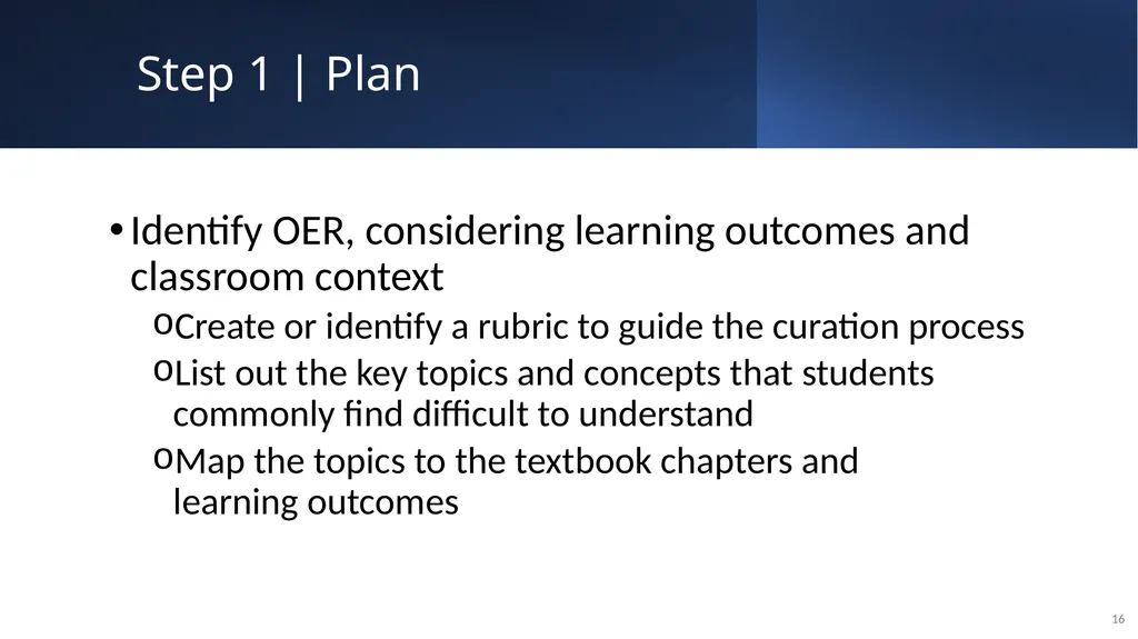 CEMCA-CIET Webinar on Curating OER for Teaching, - slide 16 of 32
