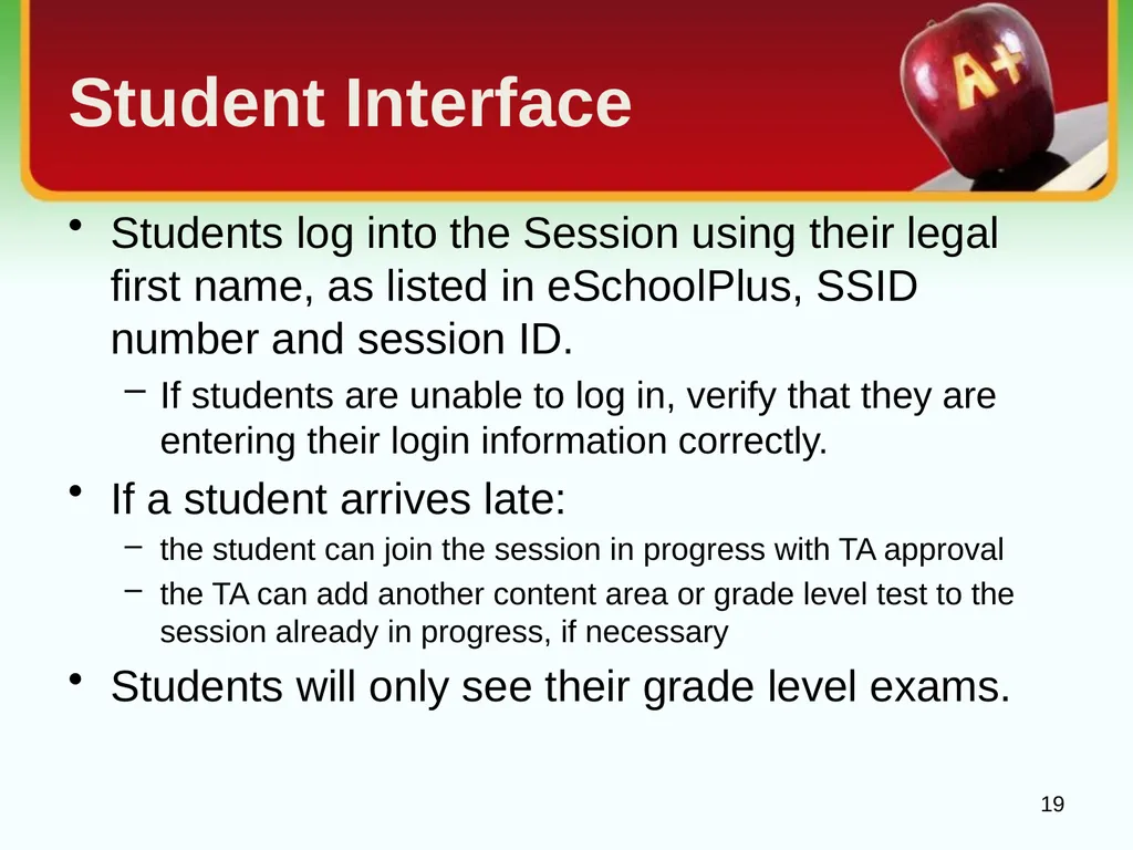 School Coordinator Training Smarter Balanced - slide 19 of 32