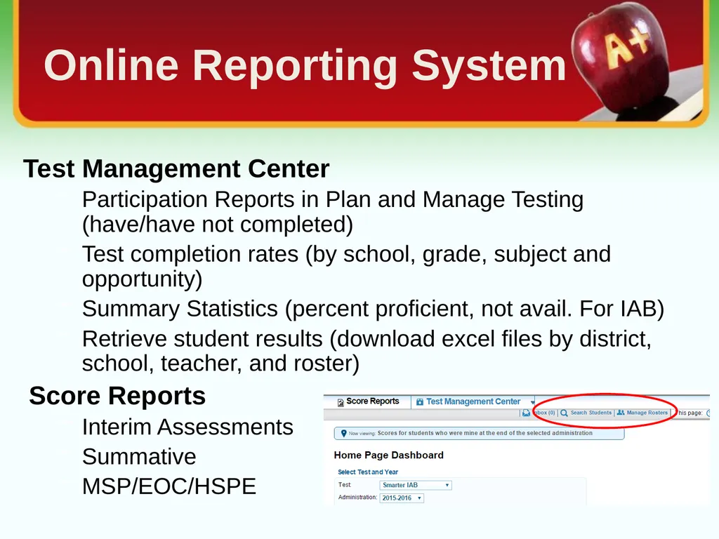 School Coordinator Training Smarter Balanced - slide 31 of 32