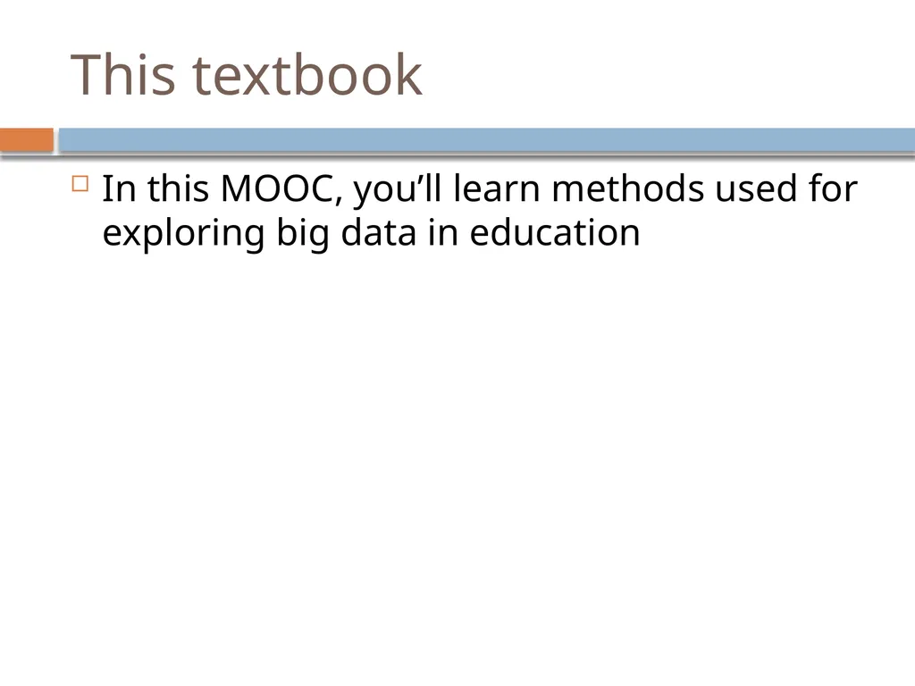 Intro to EDM Which tools to use in class Week - slide 3 of 24