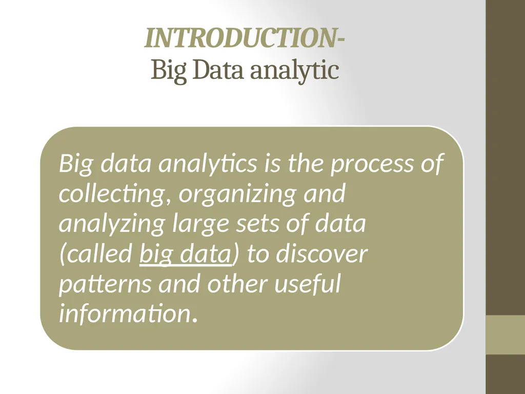 Big Data analytics For IOT Under Guidance : Prof. - slide 3 of 20