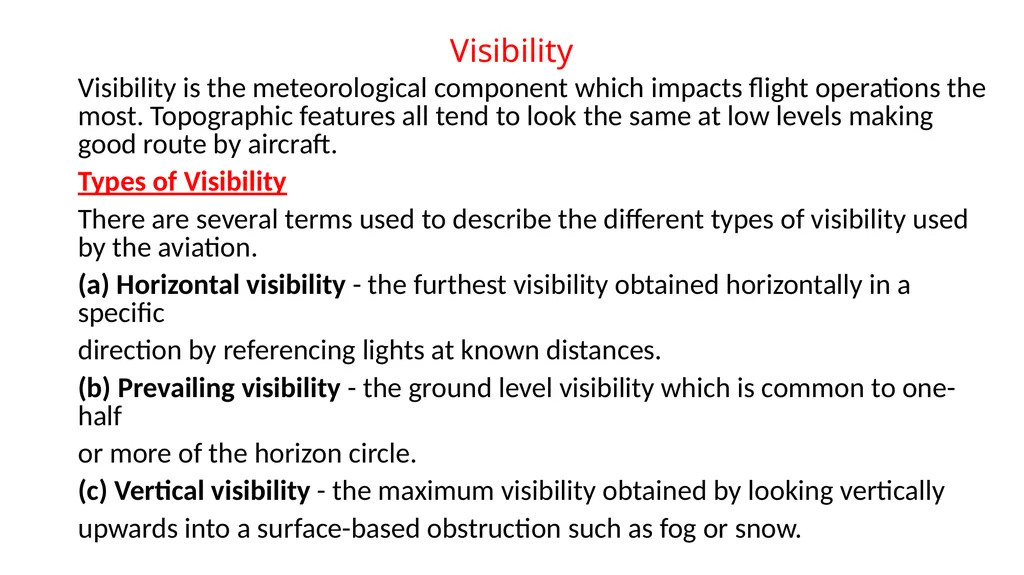 Aviation Meteorology Third Stage The seventh - slide 2 of 14