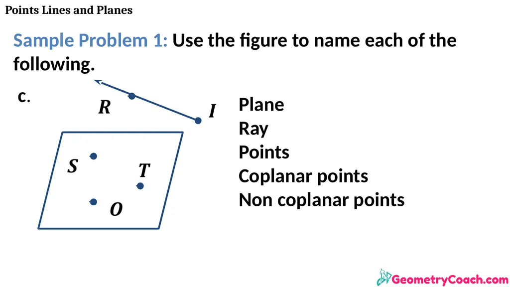 Points Lines and Planes Unit 1 Lesson 2 Points - slide 14 of 46