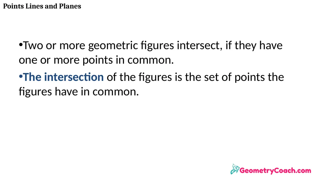 Points Lines and Planes Unit 1 Lesson 2 Points - slide 16 of 46