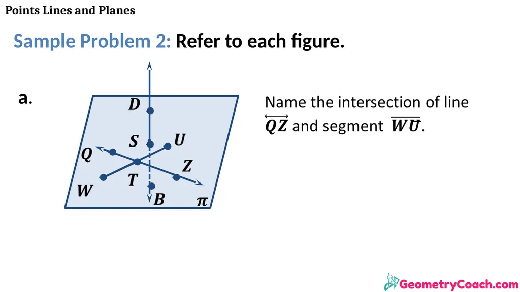 Points Lines and Planes Unit 1 Lesson 2 Points - slide 18 of 46