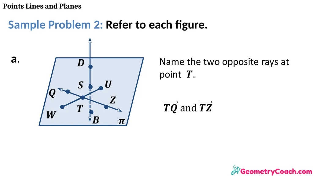 Points Lines and Planes Unit 1 Lesson 2 Points - slide 23 of 46