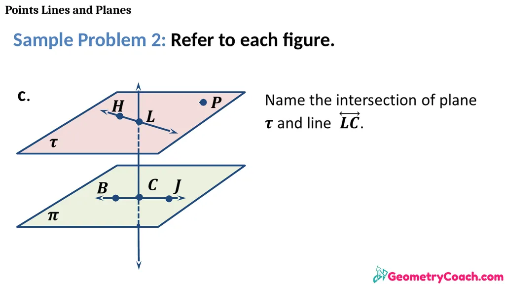 Points Lines and Planes Unit 1 Lesson 2 Points - slide 35 of 46