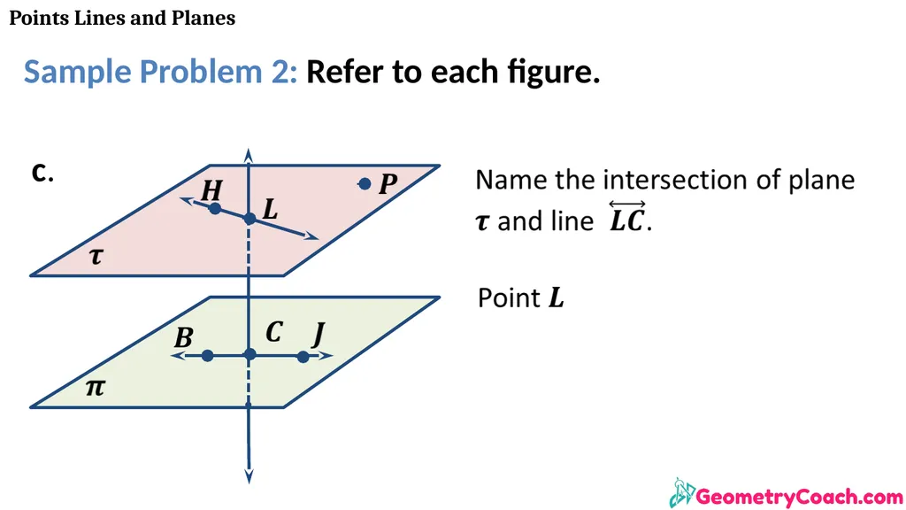 Points Lines and Planes Unit 1 Lesson 2 Points - slide 36 of 46