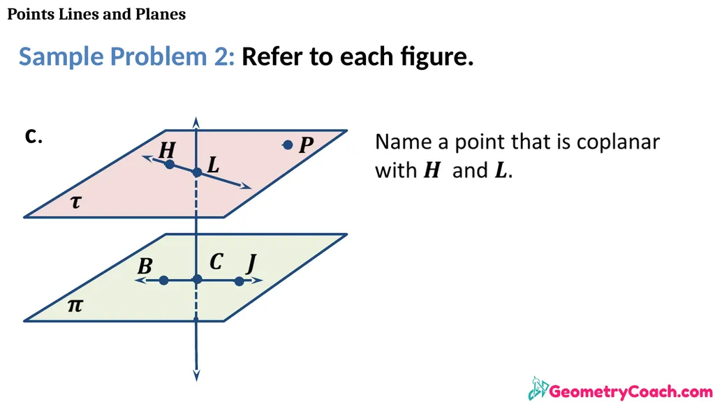 Points Lines and Planes Unit 1 Lesson 2 Points - slide 37 of 46
