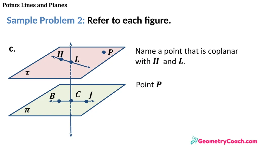 Points Lines and Planes Unit 1 Lesson 2 Points - slide 38 of 46