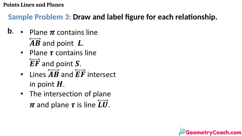 Points Lines and Planes Unit 1 Lesson 2 Points - slide 43 of 46