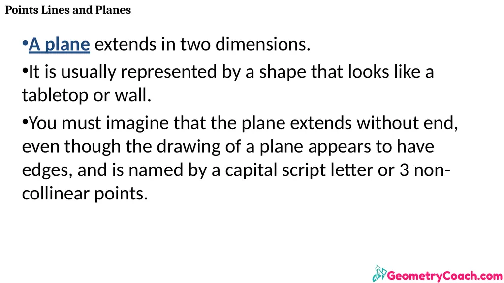 Points Lines and Planes Unit 1 Lesson 2 Points - slide 6 of 46