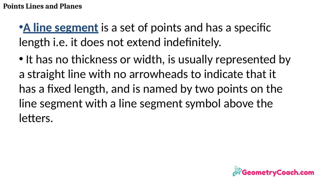 Points Lines and Planes Unit 1 Lesson 2 Points - slide 7 of 46