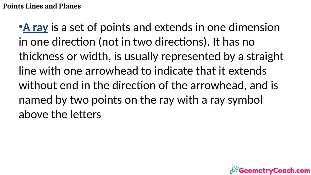 Points Lines and Planes Unit 1 Lesson 2 Points - slide 8 of 46