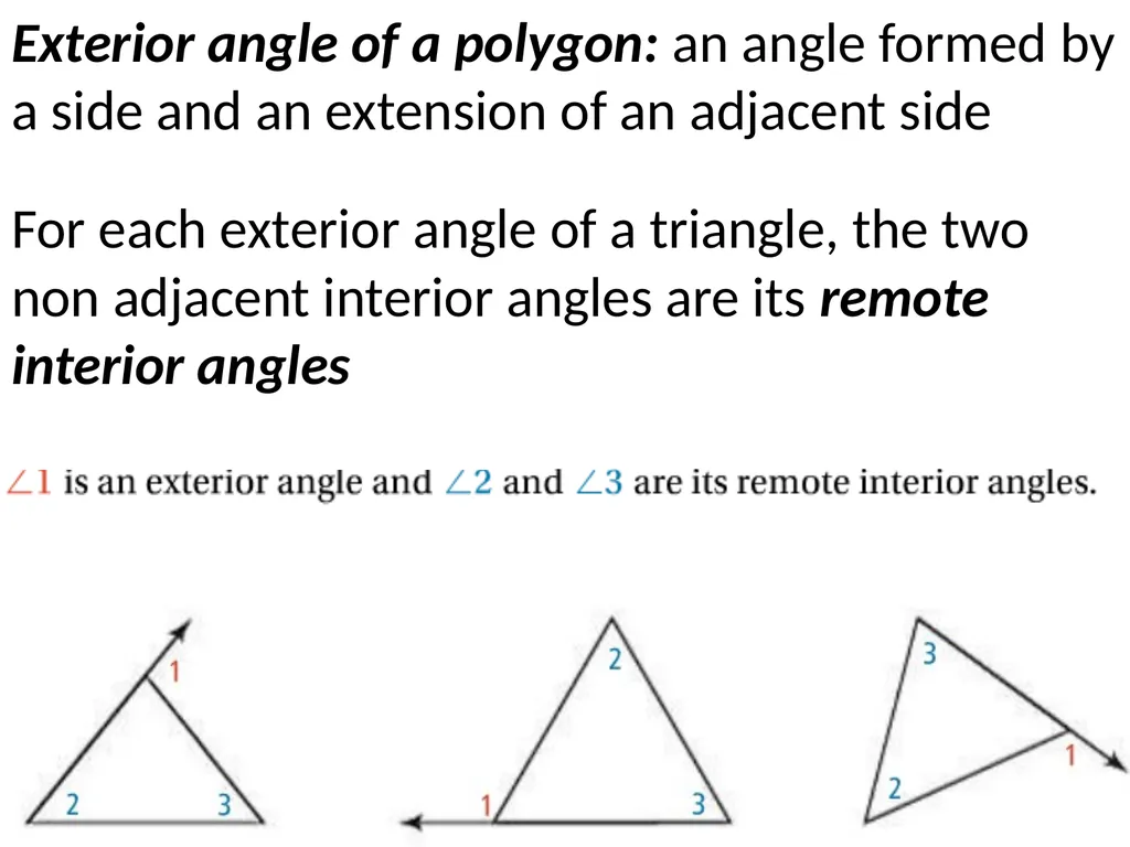 3-5 Parallel Lines and Triangles Parallel - slide 5 of 9