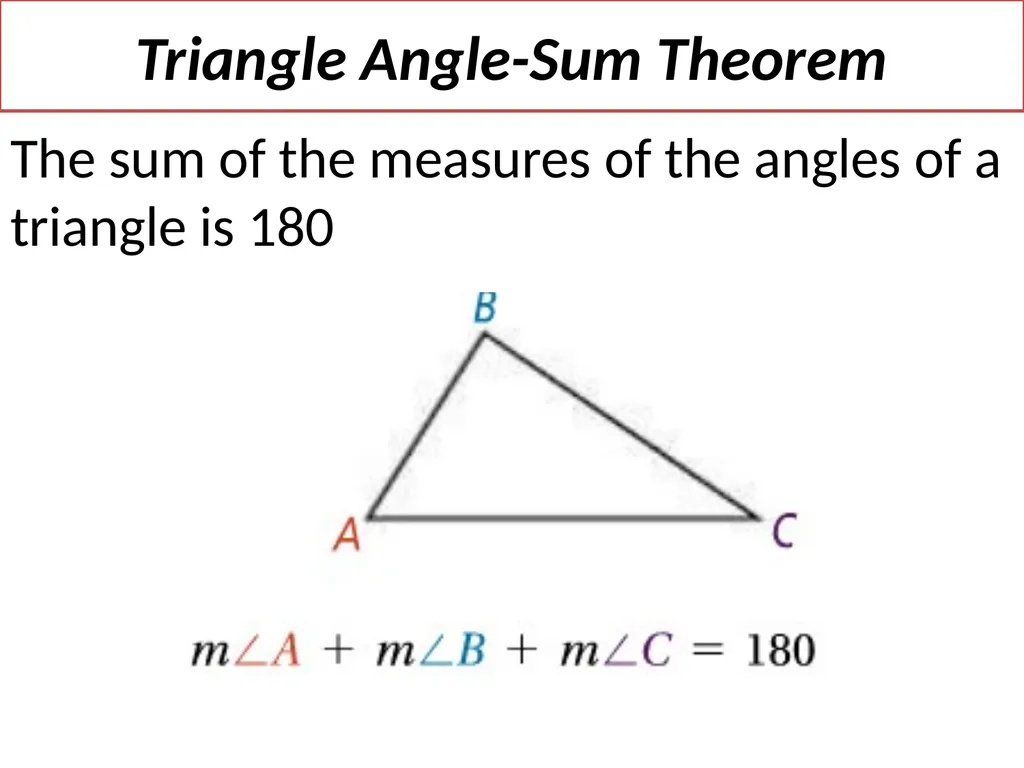 3-5 Parallel Lines and Triangles Parallel - slide 3 of 9