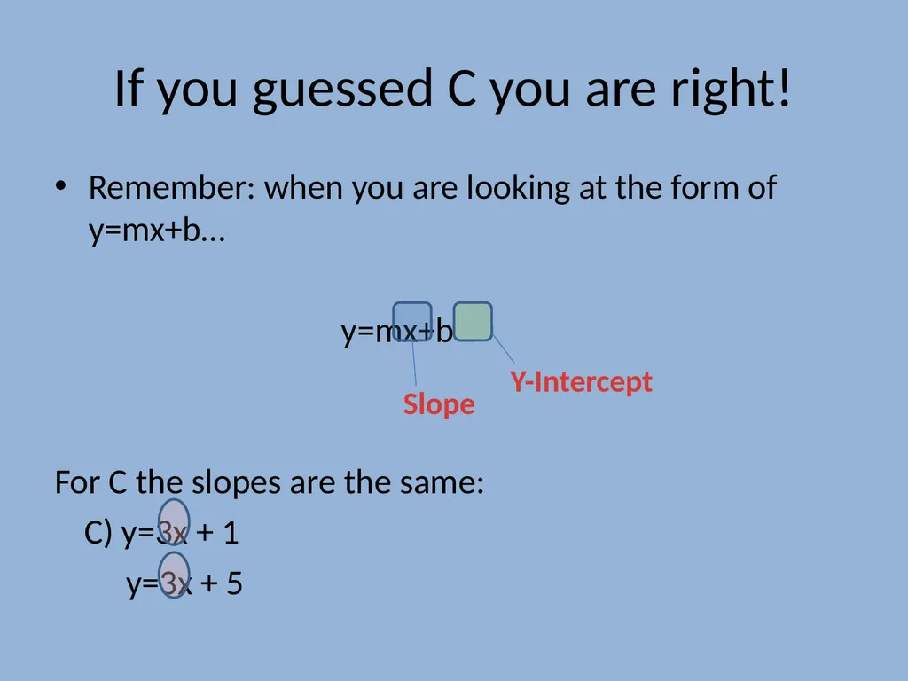 Parallel and Perpendicular Lines Pre AP Geometry - slide 4 of 8