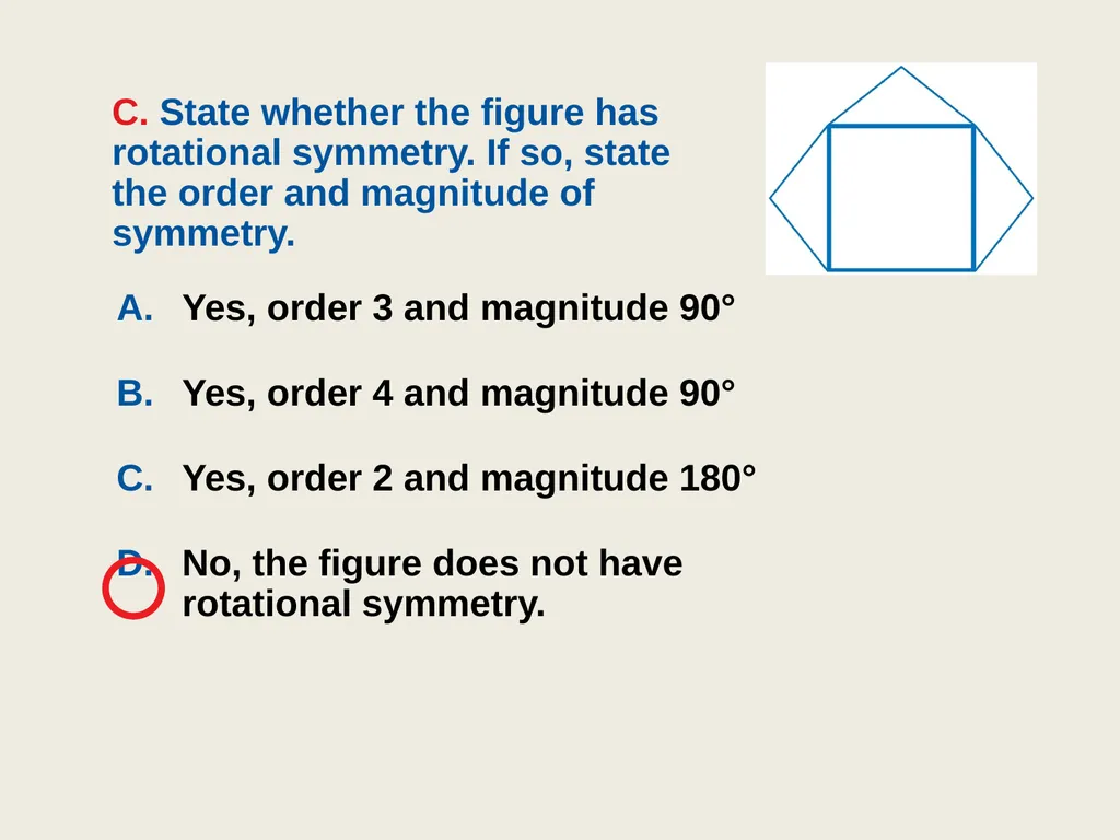 9.4 Symmetry Objective: Identify line and - slide 18 of 23