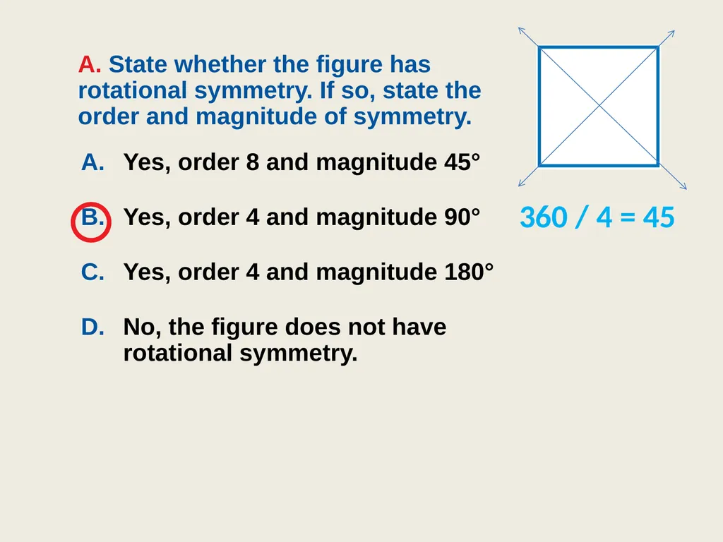 9.4 Symmetry Objective: Identify line and - slide 16 of 23