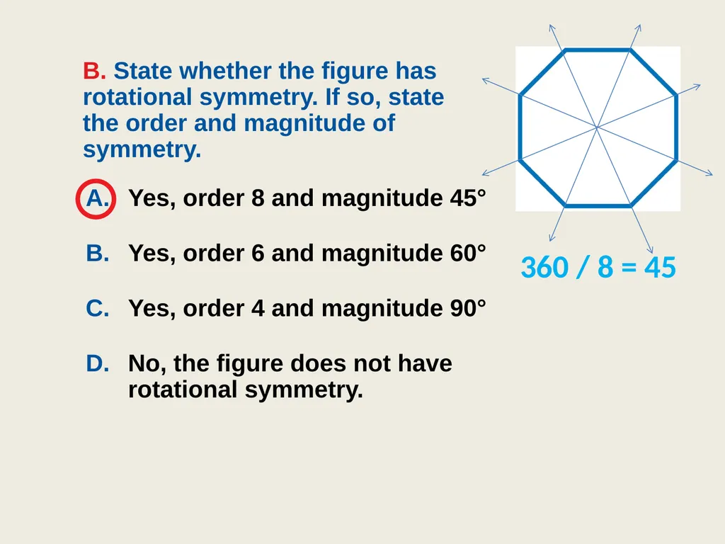 9.4 Symmetry Objective: Identify line and - slide 17 of 23