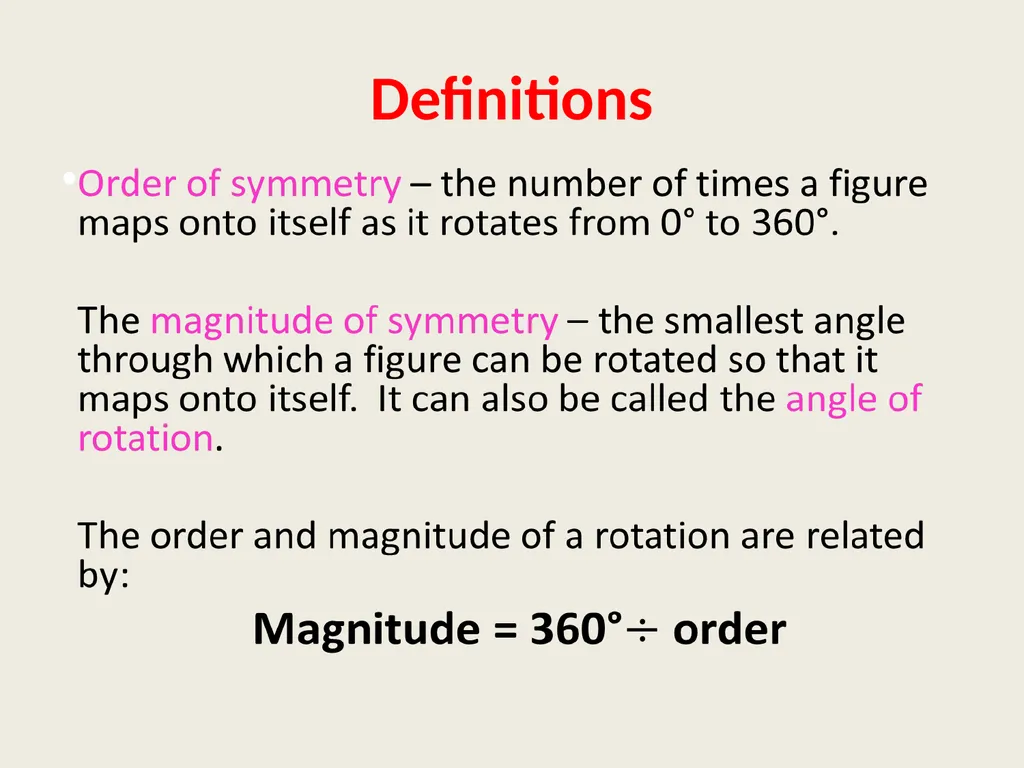9.4 Symmetry Objective: Identify line and - slide 12 of 23