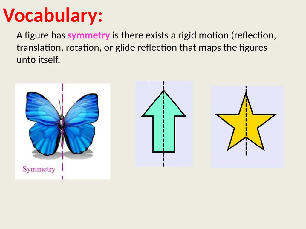 9.4 Symmetry Objective: Identify line and - slide 3 of 23