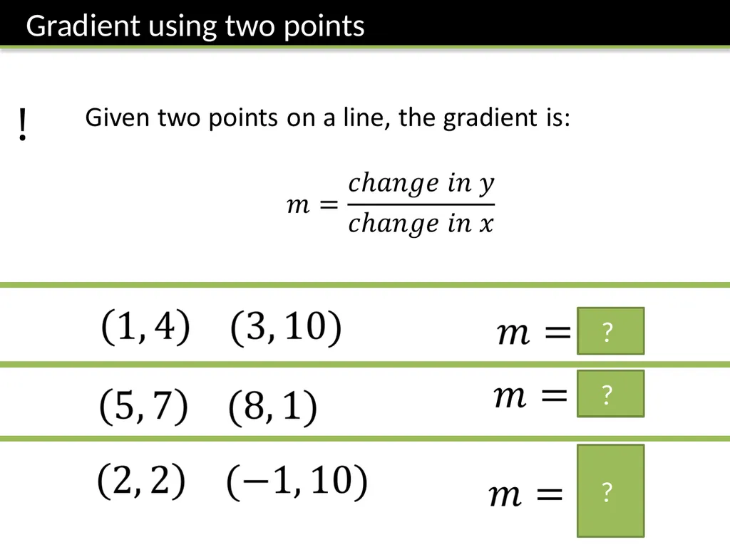 KS3: Straight Lines Dr J Frost - slide 30 of 61