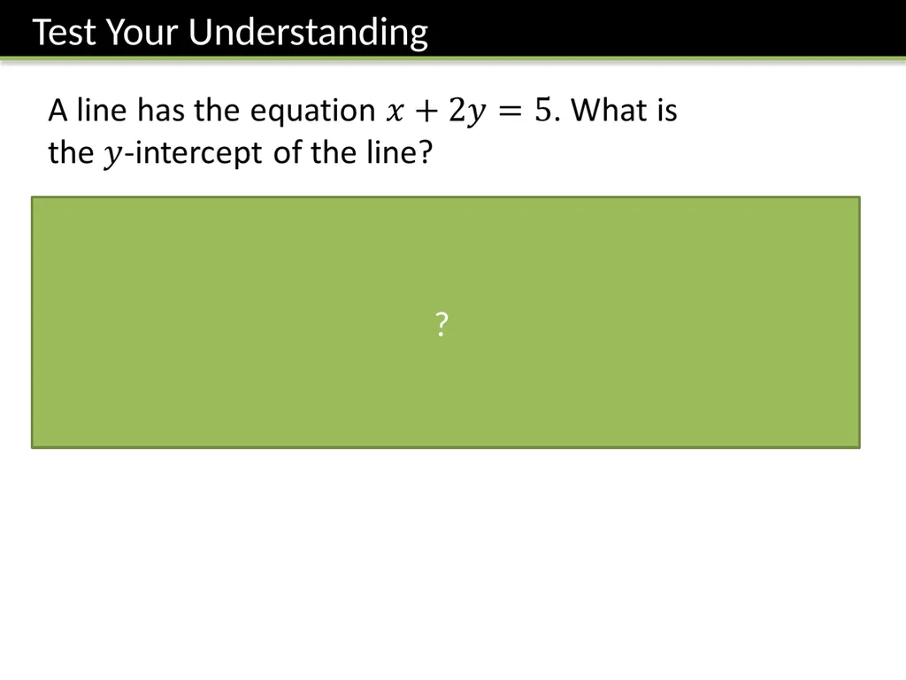 KS3: Straight Lines Dr J Frost - slide 38 of 61