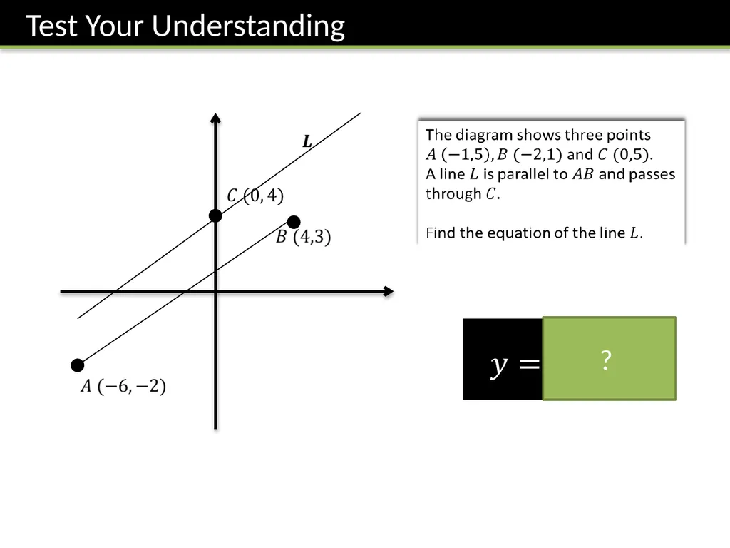 KS3: Straight Lines Dr J Frost - slide 43 of 61