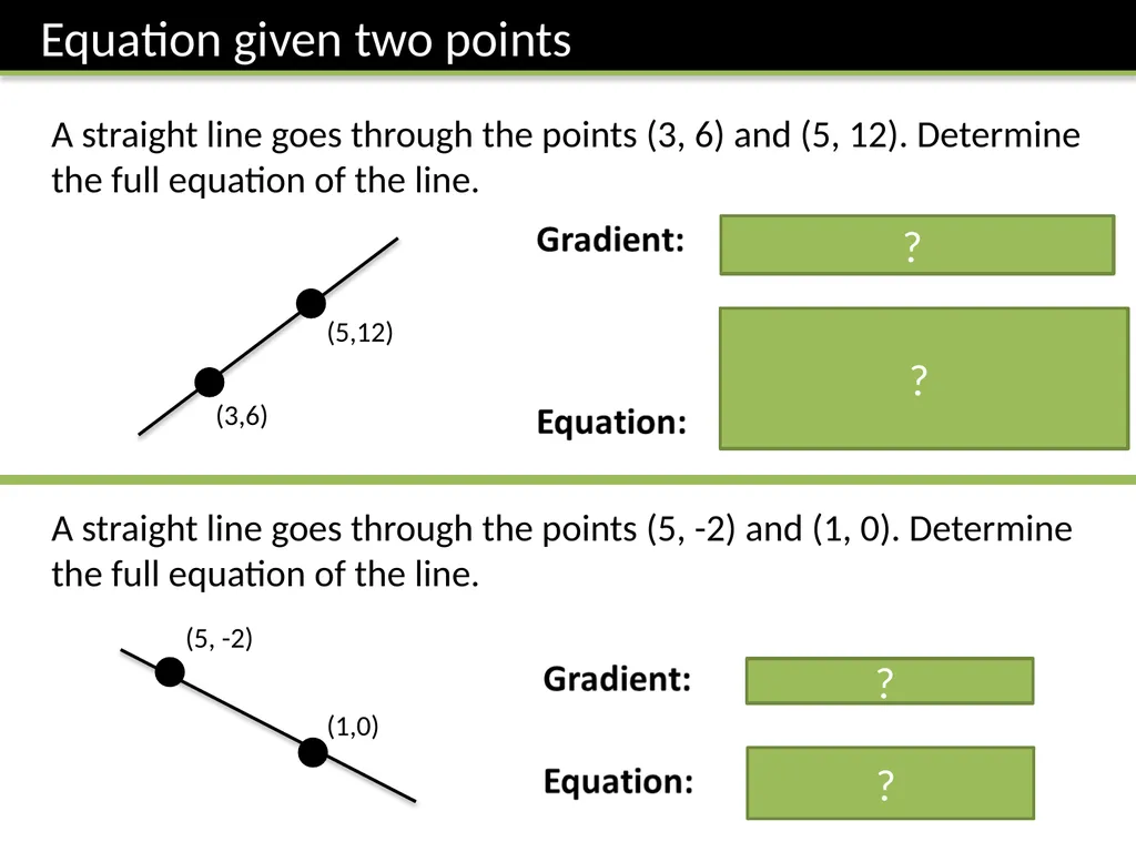 KS3: Straight Lines Dr J Frost - slide 46 of 61