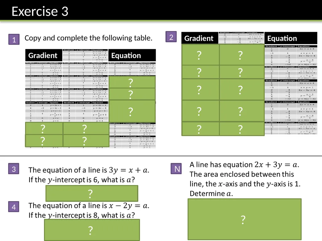 KS3: Straight Lines Dr J Frost - slide 40 of 61