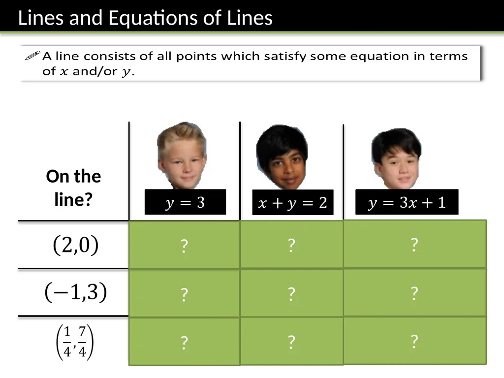 KS3: Straight Lines Dr J Frost - slide 4 of 61