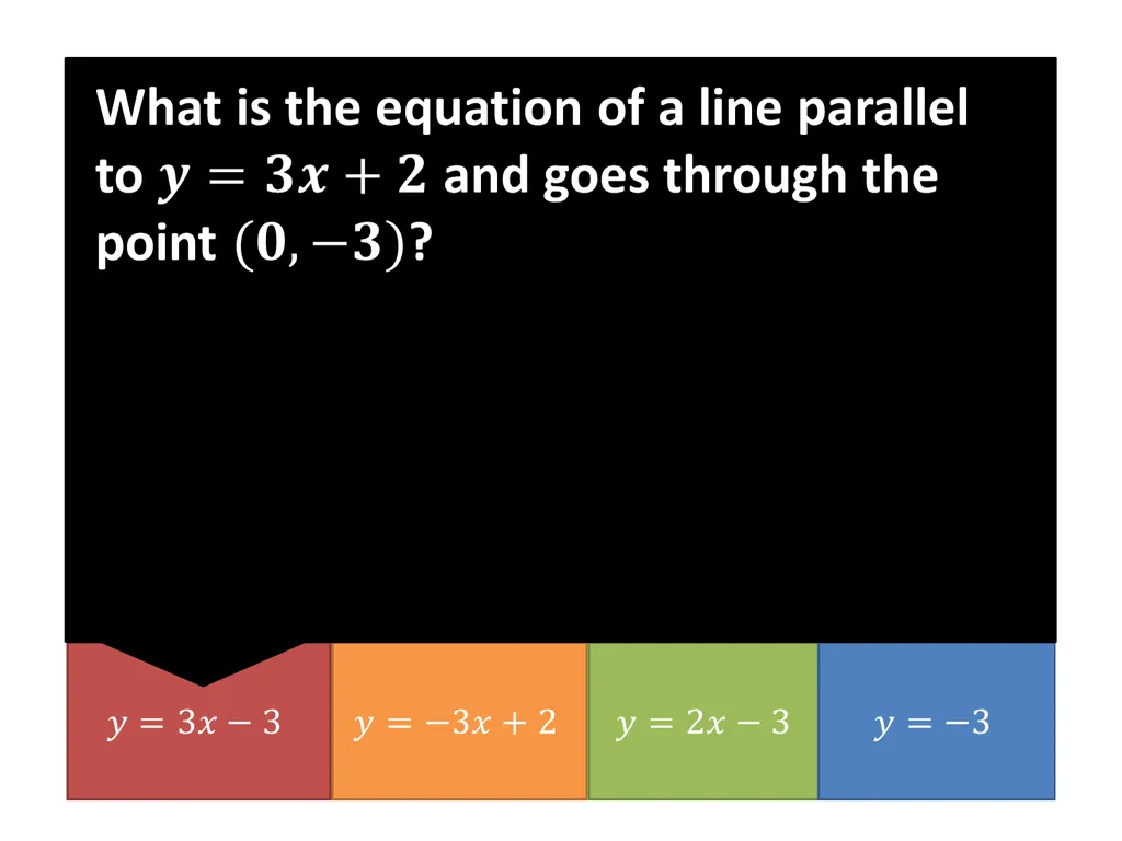 KS3: Straight Lines Dr J Frost - slide 54 of 61