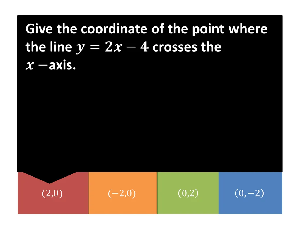 KS3: Straight Lines Dr J Frost - slide 60 of 61