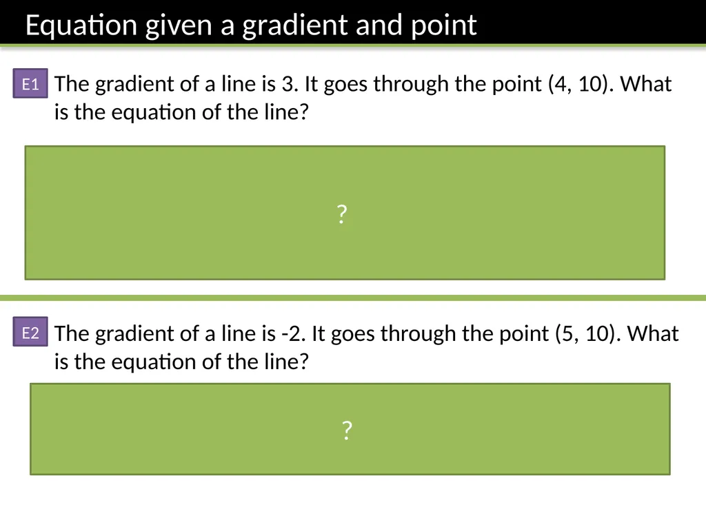 KS3: Straight Lines Dr J Frost - slide 44 of 61