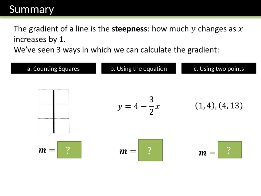 KS3: Straight Lines Dr J Frost - slide 33 of 61