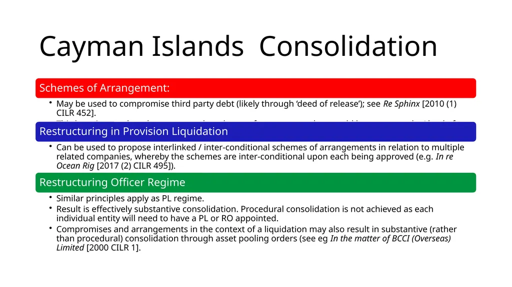 Cross-Border Stays, Moratoria, and Consolidation: - slide 12 of 12