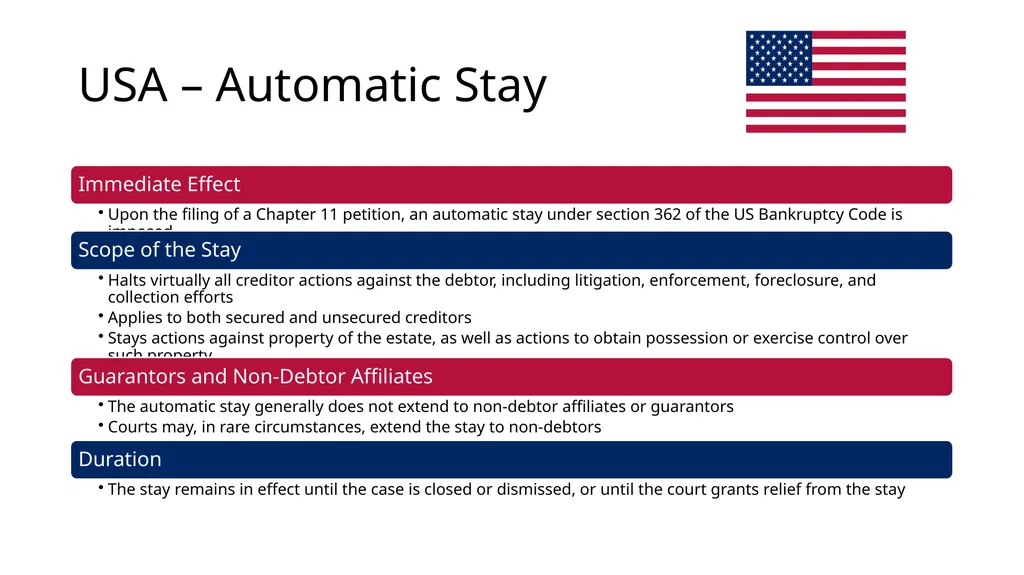 Cross-Border Stays, Moratoria, and Consolidation: - slide 6 of 12