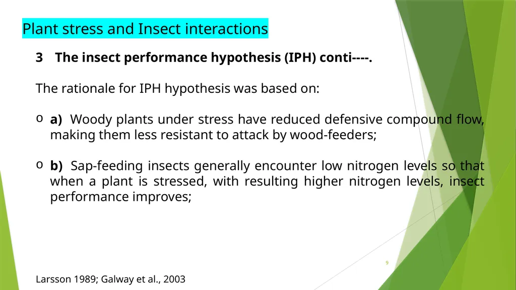 PLPT 609 Title: Inter-Relationships Between - slide 9 of 17