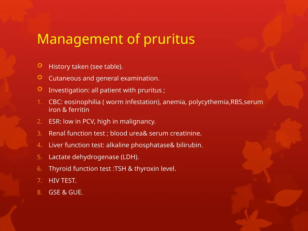 Pruritus DR. Anwar Issa Hasan 25/11/2018 pruritus - slide 13 of 16