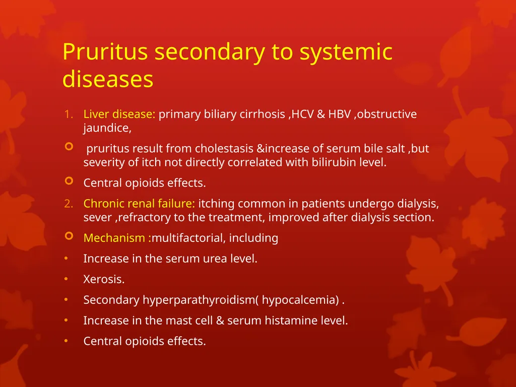 Pruritus DR. Anwar Issa Hasan 25/11/2018 pruritus - slide 10 of 16