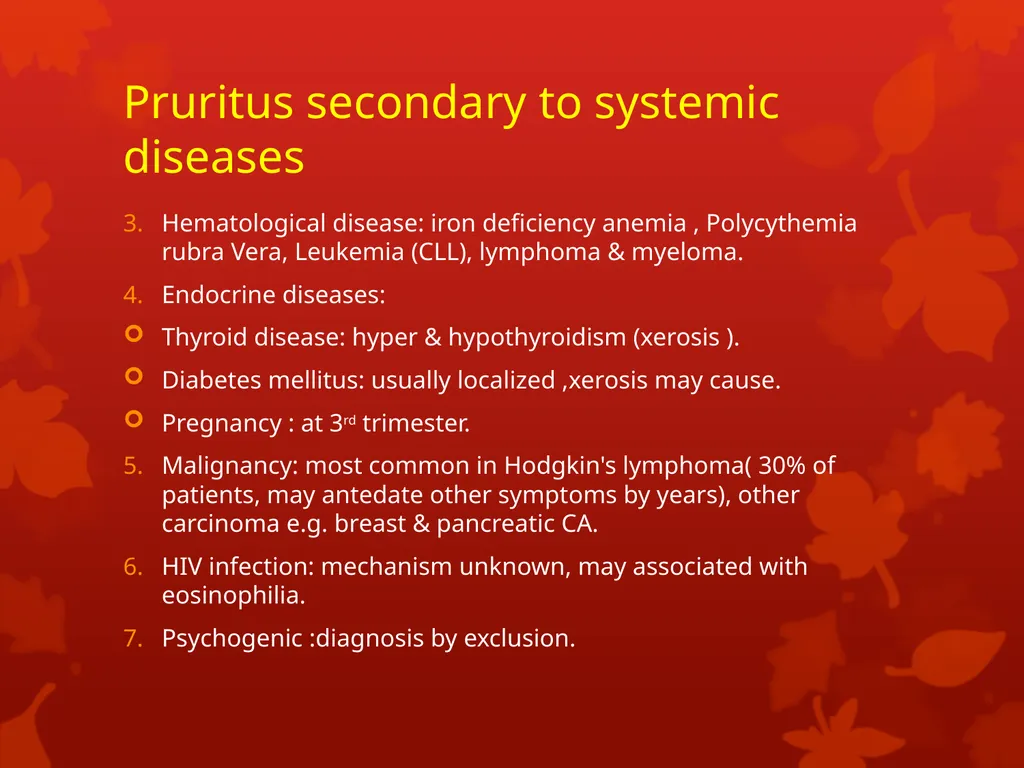 Pruritus DR. Anwar Issa Hasan 25/11/2018 pruritus - slide 11 of 16