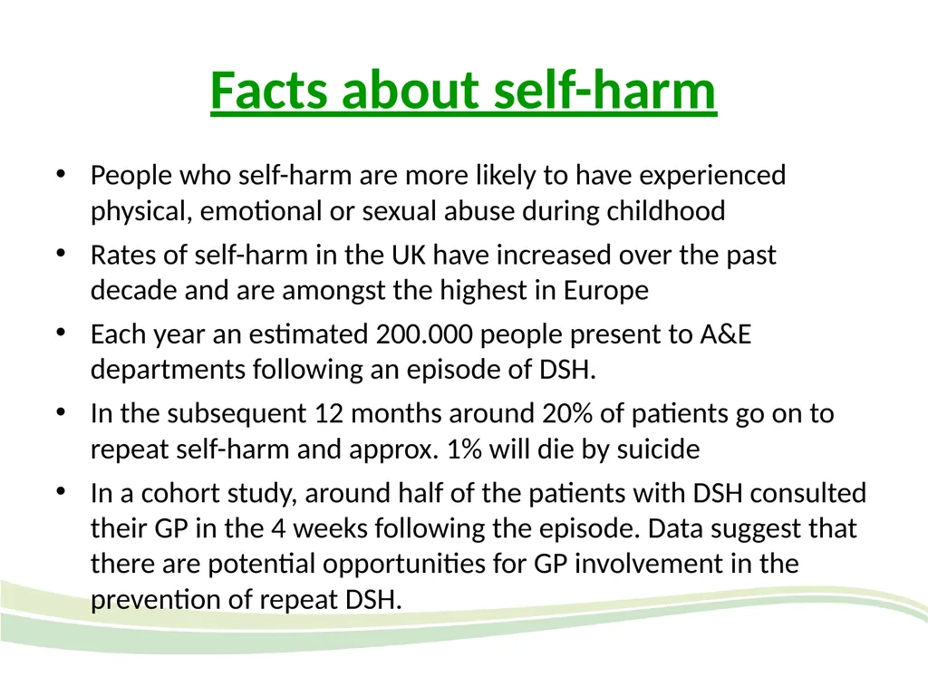 Overview of clinical risk: psychiatric emergencies - slide 7 of 27