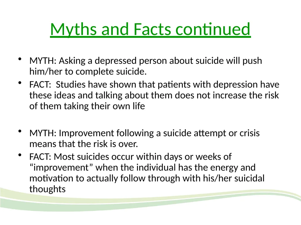 Overview of clinical risk: psychiatric emergencies - slide 23 of 27