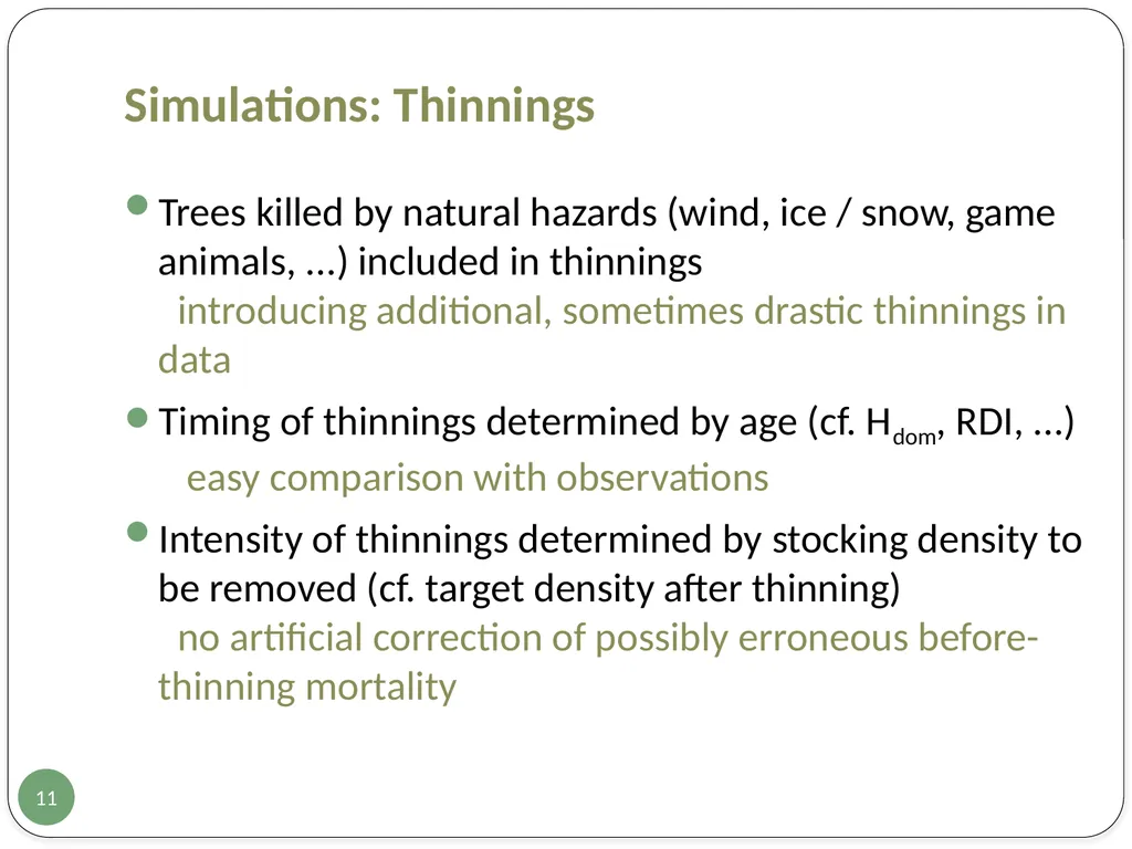 Evaluation of two European growth models for - slide 11 of 24